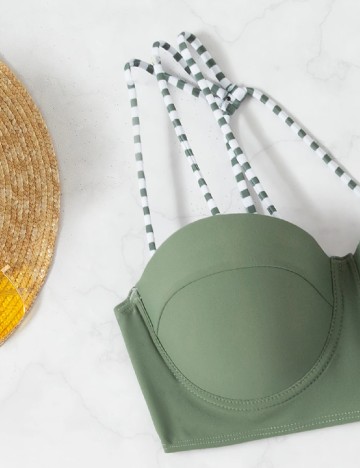 Costum de baie SHEIN, verde