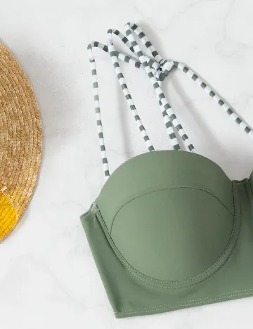 Costum de baie SHEIN, verde