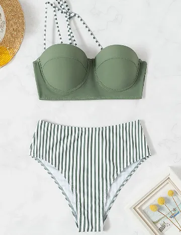 Costum de baie SHEIN, verde