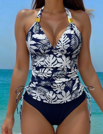Costum de baie SHEIN, albastru