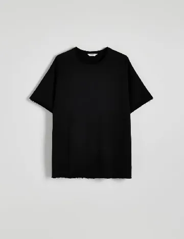 Tricou Oversize Reserved, negru