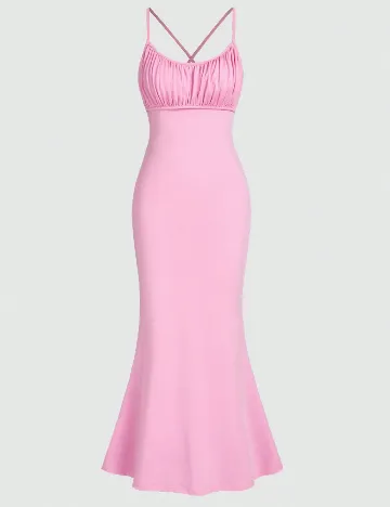 Rochie lunga SHEIN, roz