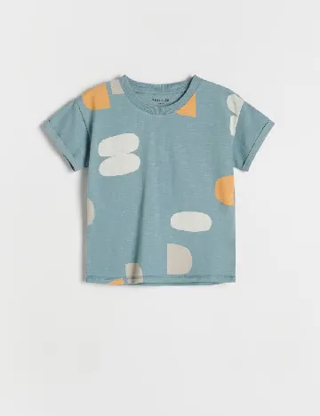 Tricou Oversize Reserved, albastru