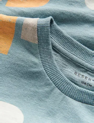 Tricou Oversize Reserved, albastru