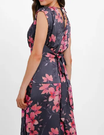 Rochie lunga Liquorish, floral print