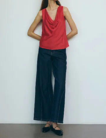 Bluza Reserved, rosu Rosu