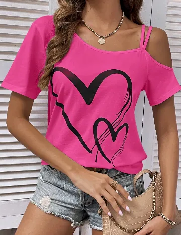 Tricou SHEIN, roz