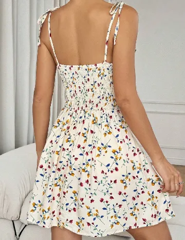 Rochie scurta SHEIN, crem