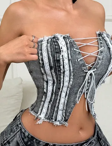 Top SHEIN, gri