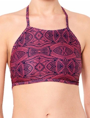Bustiera de baie Sloggi by Triumph, roz/negru