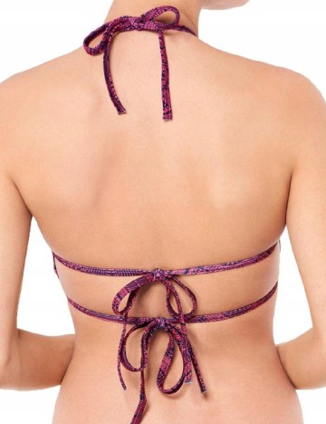 Bustiera de baie Sloggi by Triumph, roz/negru