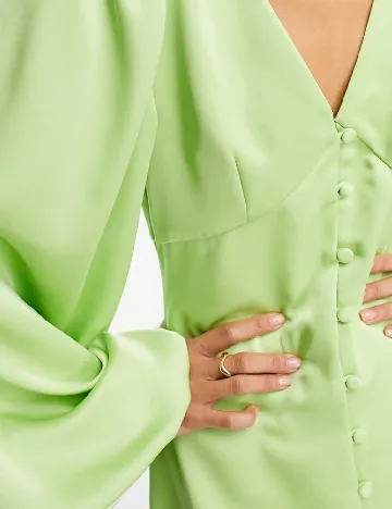 Rochie scurta Pretty Lavish, verde