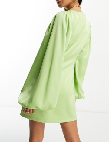 Rochie scurta Pretty Lavish, verde