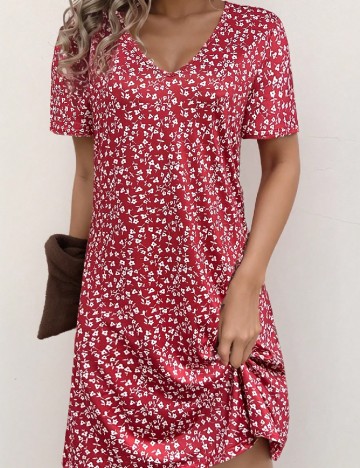 Rochie scurta SHEIN, rosu