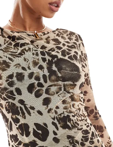 Rochie lunga ASOS, bej