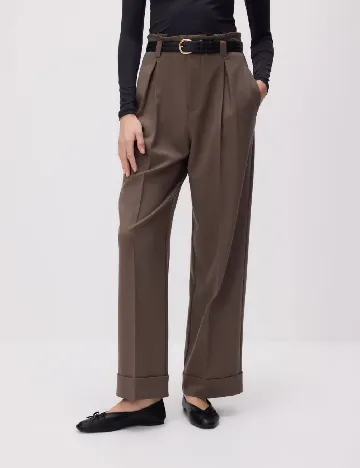 Pantaloni Reserved, maro