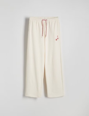 Pantaloni Reserved, crem