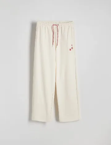 Pantaloni Reserved, crem