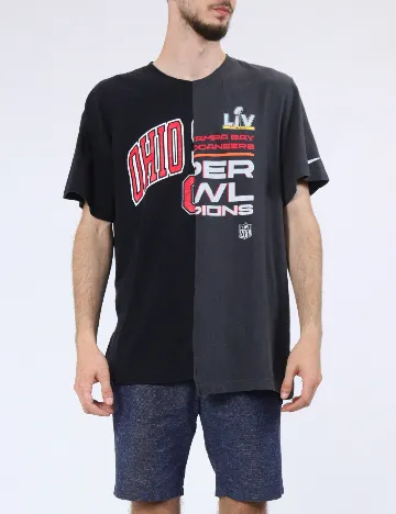 Tricou Glass Onion, gri/negru