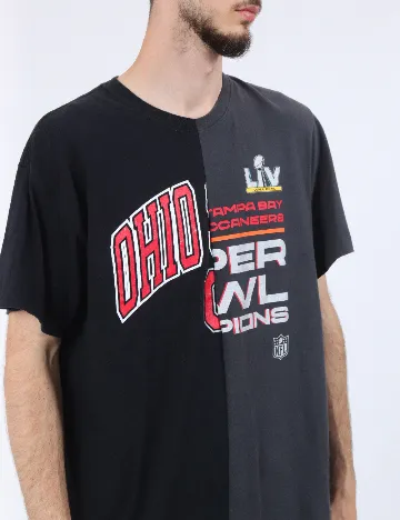 Tricou Glass Onion, gri/negru