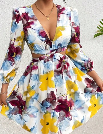 Rochie scurta SHEIN, mix culori
