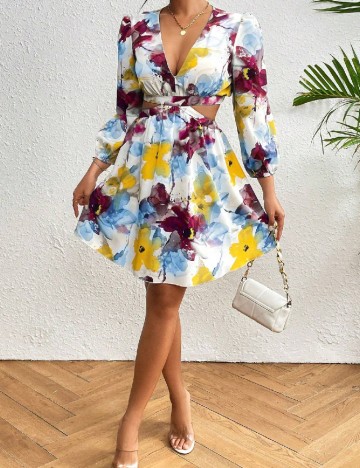 Rochie scurta SHEIN, mix culori