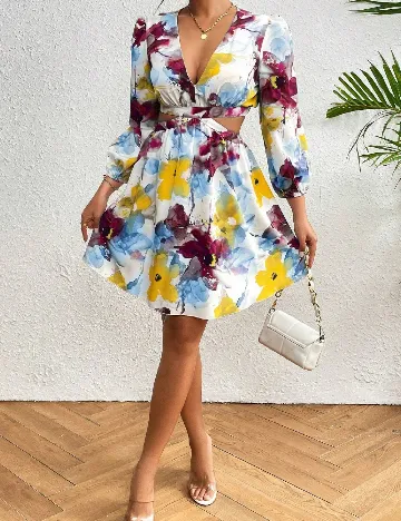 Rochie scurta SHEIN, mix culori