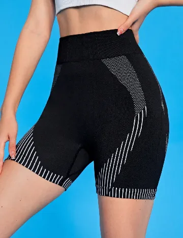 Colanti scurti Shein Kids, negru
