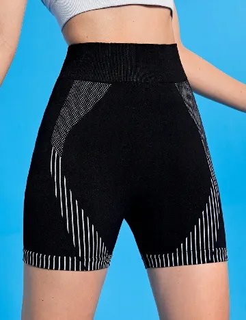Colanti scurti Shein Kids, negru