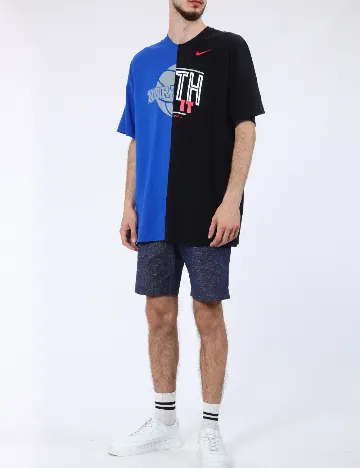 Tricou Glass Onion, albastru/negru