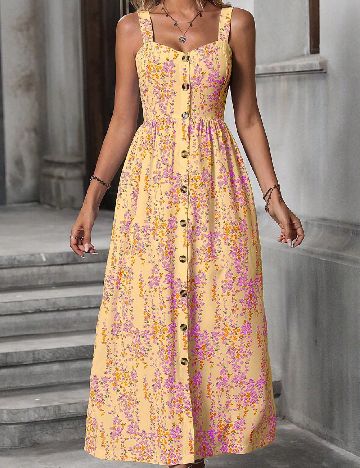 Rochie lunga SHEIN, galben