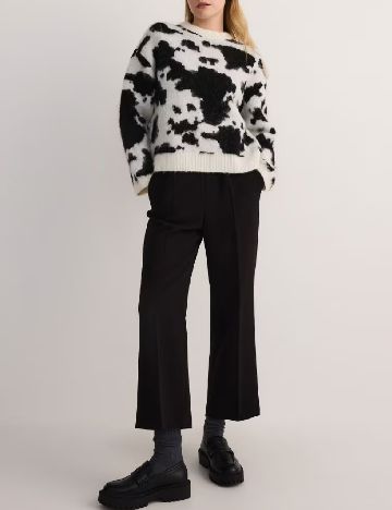 Pantaloni Reserved, negru