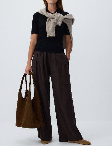 Pantaloni Reserved, maro