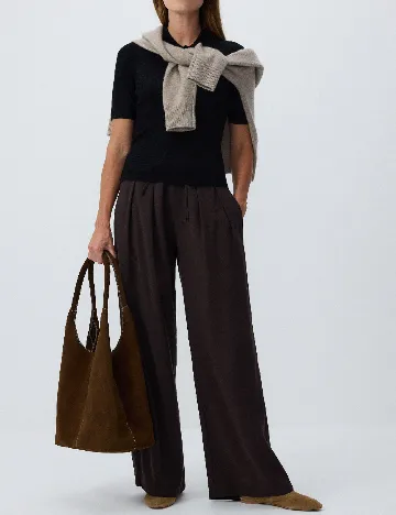 Pantaloni Reserved, maro