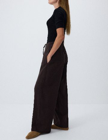 Pantaloni Reserved, maro