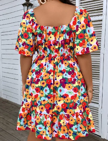 Rochie scurta SHEIN CURVE, mix culori