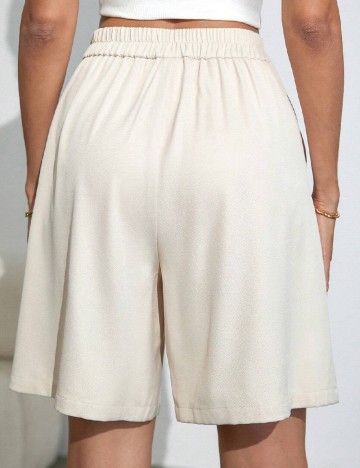 Pantaloni scurti SHEIN, crem
