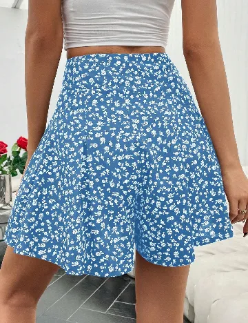Pantaloni scurti SHEIN, albastru