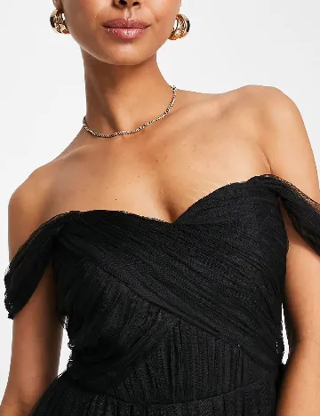 Rochie lunga ASOS, negru