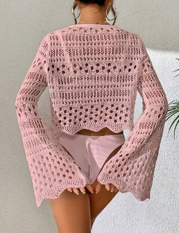 Blazer de plaja SHEIN, roz