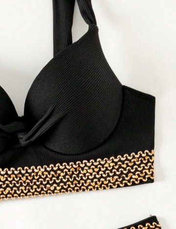 Costum de baie SHEIN, negru