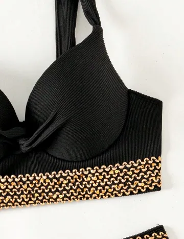 Costum de baie SHEIN, negru