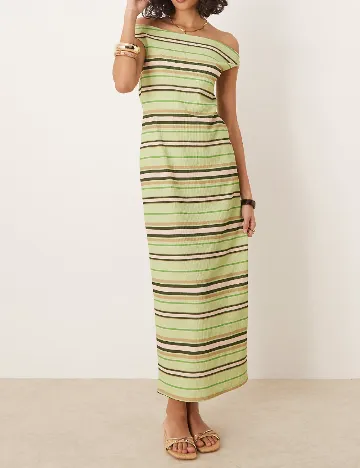 Rochie medie ASOS, verde