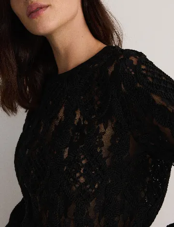 Bluza Reserved, negru