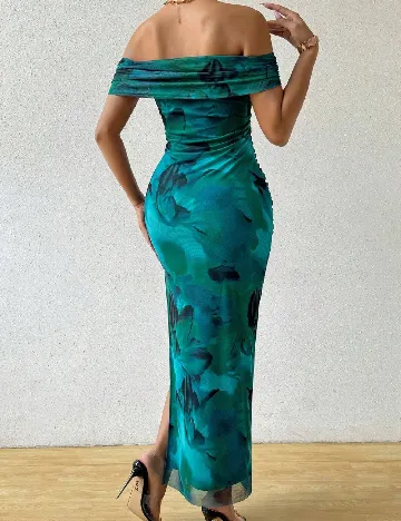 Rochie medie SHEIN, verde