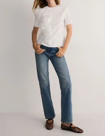 Tricou Reserved, alb