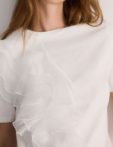 Tricou Reserved, alb