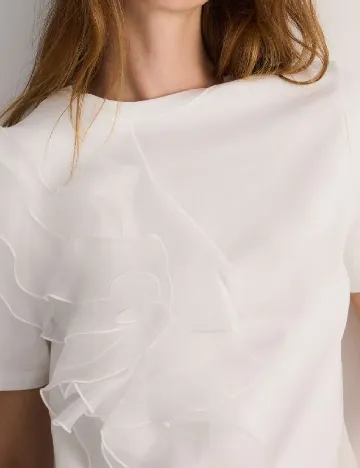 Tricou Reserved, alb