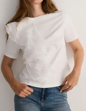 Tricou Reserved, alb