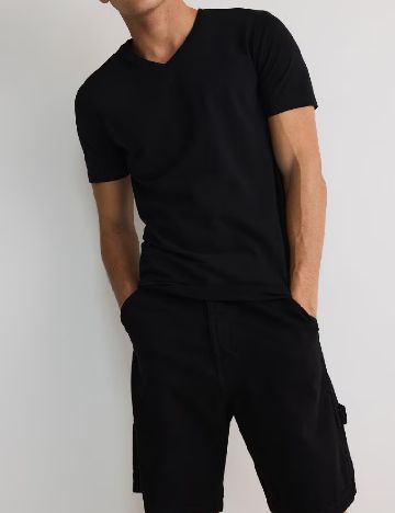 Tricou Reserved, negru